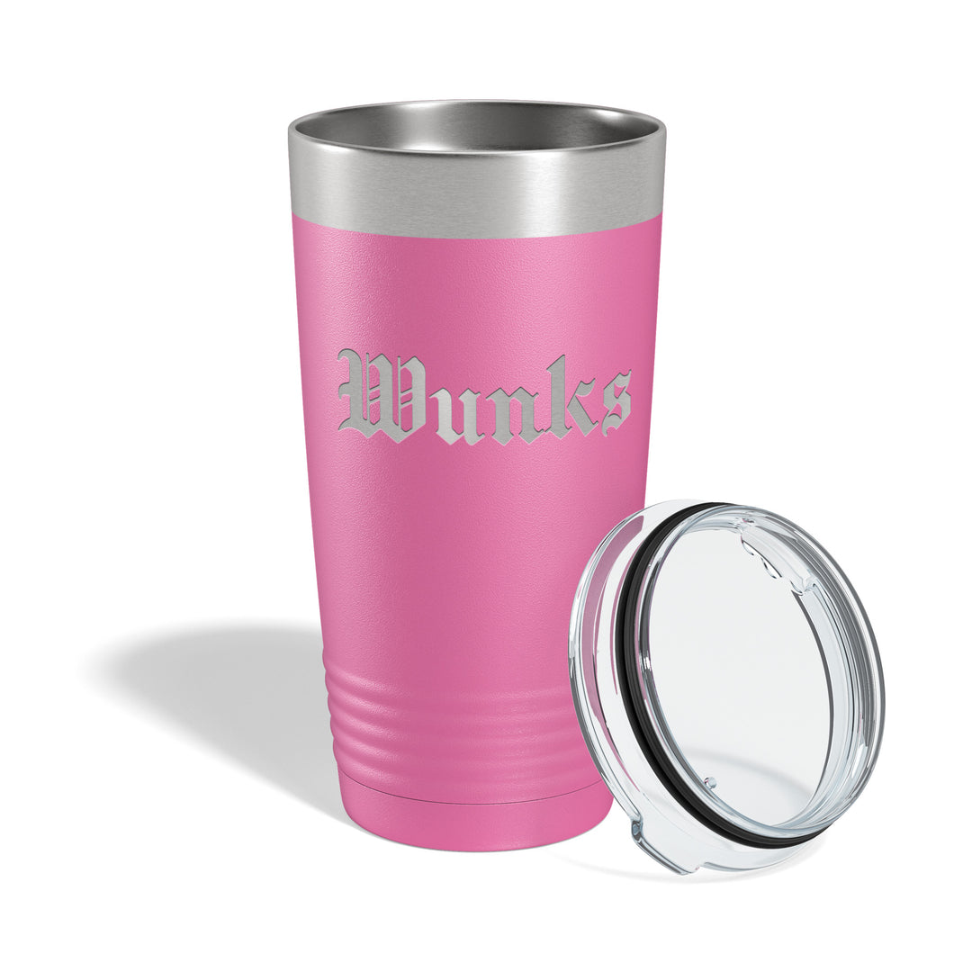 WUNKS 20oz Tumbler - Pink